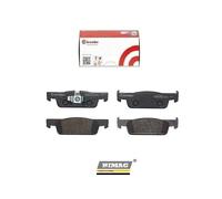P68059 Pastiglie Freno Anteriori Brembo per Smart Fortwo Coupe 453 1.0 52 Kw