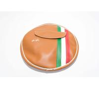 P9023MR9 - COPRIRUOTA CON BORSA FASCIA TRICOLORE VESPA DA 8-9 MARRONE