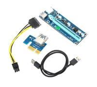 P90C USB3.0 Pci-E Espresso 1x A 16x Prolunga Riser Cavo Mappa Grafica SATA Cavo