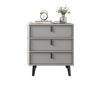 P9IDEDFH Bedside Table Mini Nightstand Modern Simplicity Nightstands Bedroom Furniture Wooden Chest of Drawers 3 Draws (Colore: Style Two Siz: 40 cm)