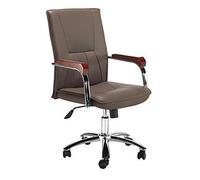 P9IDEDFH Executive Office Chair Height Adjustable Ergonomic Lounge Chair with High Back Large Seat Tilt Function Executive Swivel PU Computer Chair