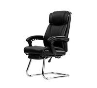 P9IDEDFH Executive Office Chair PU Leather Ergonomic Computer Chair High Back Home Office Swivel Desk Chairs with Headrest and Lumber Support Black