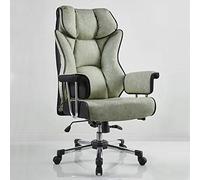 P9IDEDFH Home Comfortable Computer Chair Office Reclining Boss Chair Gaming Chair Game Divano Chair Internet Cafe Chair Anchor Seat(colore:Beige)