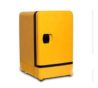 P9IDEDFH Mini Fridge 7L Yellow Energy Savings Ideal for Bedroom and Small Office Space