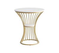 P9IDEDFH Nordic Iron Table Simple Small Coffee Table Bedside Table Divano Side Cabinet Light Corner Table Marble Side Table