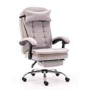 P9IDEDFH Office Chair Desk Gaming Chair Swivel Lift Armchair Ergonomically Adjustable Racing Chair Tasks Executive Computer Chair (Colore: grigio)