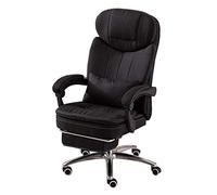 P9IDEDFH Office Chair- Gaming Chair with Footrest Black Office Executive Chair Big and Tall Heavy Duty Adjustable Recliner with Headrest