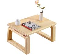 P9IDEDFH Solid Wood Coffee Table Table Rettangolare Coffee Table Retro Bay Window Table Tatami Zen Desk