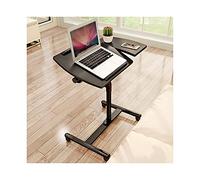 P9IDEDFH Tavolino da letto piccolo per computer, scrivania mobile regolabile in altezza, tavolo da divano, tavolo portatile per computer portatile, comodino per casa, tavolino per computer portatile