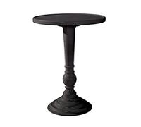 P9IDEDFH Tavolino da tè rotondo in legno massello piccolo europeo piccolo tavolo rotondo semplice divano tavolino da caffè con vernice laterale (colore: monocolore, dimensioni: 60 x 63 cm) (D 60 x 63
