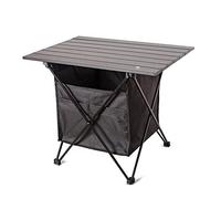 P9IDEDFH Tavolo da campeggio per esterni portatile pieghevole ultraleggero in alluminio tavoli pieghevoli da picnic all'aperto (colore: D, taglia: L) (D medio)