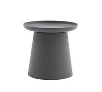 P9IDEDFH Tavolo da tè rotondo tavolino piccolo appartamento finestra a bovindo tavolo da balcone combinazione soggiorno tavolino (colore: grigio, dimensioni: 36 x 70 cm)