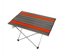 P9IDEDFH Tavolo pieghevole portatile all'aperto tavoli pieghevoli sottile leggero piccolo tavolo famiglia adatto per pesca, picnic, campeggio e trave (dimensioni: grande) ()