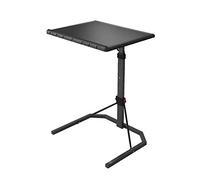 P9IDEDFH Tavolo pieghevole verticale nero tavolo da giardino tavolo da pranzo tavolino pieghevole scrivania portatile portatile vassoio letto