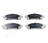 PA-128AF JAPANPARTS Kit pastiglie freno, Freno a disco per NISSAN