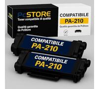 PA-210 PA210 PA 210 Cartuccia Toner PA-210E Nero Compatibile per Pantum P2502W M6500NW M6558NW M6600NW P2500W P2508W M6500N M6500W M6550NW M6552NW M6600N M6602NW M6608NW (2 Toner)