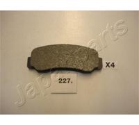 PA-227AF JAPANPARTS Kit pastiglie freno, Freno a disco