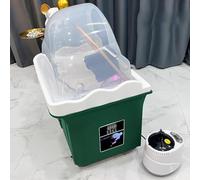 PA-DABAOO Ciotola Per Shampoo Da Salone Spa Giapponese Per La Testa, Attrezzatura Per Spa Giapponese Per La Testa, Attrezzatura Per Spa Per La Testa Con Funzione Di Fumigazione,Verde