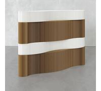 PA-DABAOO Divisorio Per Ambienti in Carta Multistrato, Schermi Per La Privacy Decorativi Fai Da Te Portatili, Pareti Temporanee Moderne Per La Separazione Degli Ambienti,E