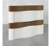 PA-DABAOO Divisorio Per Ambienti in Carta Multistrato, Schermi Per La Privacy Decorativi Fai Da Te Portatili, Pareti Temporanee Moderne Per La Separazione Degli Ambienti,B