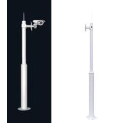 PA-DABAOO Palo Di Estensione Per Montaggio Telecamera Di Sicurezza Con Staffa, Palo Verticale Universale Per Sistema Di Sicurezza, Set Di Pali Per Telecamera,A 3m/9.84ft