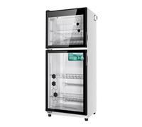PA-DABAOO Scaldasalviette Da 78 Litri, Pannello in Vetro A Vista, Scaldasalviette Professionale, Timer Da 60 Minuti, Vaporizzatore Per Asciugamani Per Il Viso, Design Verticale,280l
