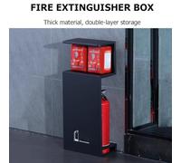 PA-DABAOO Supporto Per Estintore in Metallo, Moderno Organizer Decorativo Per Estintori, Può Contenere 2 Estintori, Applicabile A Estintori Da 3-5 Kg.,D'oro