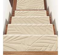 PA-DABAOO Tappeti Antiscivolo in Stile Nordico Per Scale Da Interno, 3 Pezzi, Tappeti Per Scale Lavabili, Tappeti Per Scale Per Bambini, Anziani E Animali Domestici,3pc d