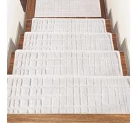 PA-DABAOO Tappeti Antiscivolo in Stile Nordico Per Scale Da Interno, 3 Pezzi, Tappeti Per Scale Lavabili, Tappeti Per Scale Per Bambini, Anziani E Animali Domestici,3pc b