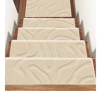 PA-DABAOO Tappeti Antiscivolo in Stile Nordico Per Scale Da Interno, 3 Pezzi, Tappeti Per Scale Lavabili, Tappeti Per Scale Per Bambini, Anziani E Animali Domestici,3pc h