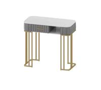 PA-DABAOO Tavolo Da Manicure Moderno, Scrivania Professionale Per Unghie Con Cassetti E Ripiani, Postazione Di Lavoro Per Salone Di Bellezza, Postazione Di Lavoro Multiuso,100cm