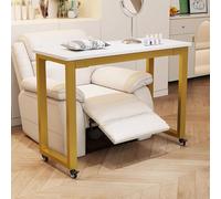 PA-DABAOO Tavolo Per Manicure Mobile, Scrivania Portatile Per Unghie Con Ruota Universale, Postazione Di Lavoro Per Salone Di Bellezza A Strato Singolo, Postazione Di Lavoro,B