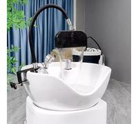 PA-DABAOO Uscita Dell'acqua Della Spa Spa Con Pompa, Head Spa Portatile Acqua Di Uscita Waterfall, Fa Circolare L'acqua Nella Ciotola Di Shampoo, Macchina Spa Per Salone Per Salone,B
