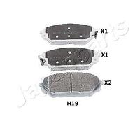 PA-H19AF JAPANPARTS Kit pastiglie freno, Freno a disco per HYUNDAI