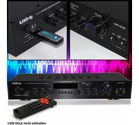 Pa Hifi 240 Watt Amplificatore Compatta Aux Impianto Bluetooth MP3 USB SD Fm
