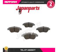 PA0075AF Kit pastiglie freno a disco ant (MARCA JAPANPARTS)