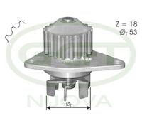 PA10017 GGT Pompa acqua per CITROËN,FIAT,PEUGEOT