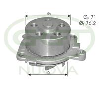PA10749 GGT Pompa acqua per ALFA ROMEO,FIAT,LANCIA