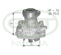 PA12297 GGT Pompa acqua per ALFA ROMEO,CHRYSLER,OPEL,VAUXHALL