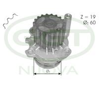 PA12367 GGT Pompa acqua per AUDI,SEAT,SKODA,VW