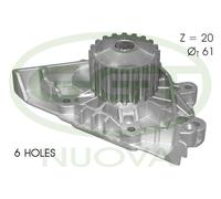 PA12374 GGT Pompa acqua per CITROËN,PEUGEOT