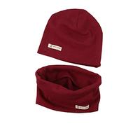 PAADIYA Boomly Autunno e Inverno Caldo Cute Tinta unita Morbido Cappello in Cotone Berretto e Sciarpa Scaldacollo Sciarpa per Bambino