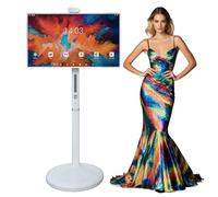 PAAFNN Smart screen portatile con fotocamera HD da 12 megapixel, monitor portatile da 32 pollici 1080p con touch screen girevole, sistema operativo Android (supporto Google Store), rotazione completa