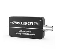 Paaruter 1 PC LCC261 1080P CVBS A Scheda di Acquisizione Video USB Nero 264 e MJPEG Due Codificatori Streamer AHD CVI TVI A USB UVC Capture