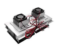 Paaruter 1 PZ 200X115X8.5Mm 120W Termoelettrico Peltier Refrigerazione Kit di Raffreddamento A Semiconduttore Doppia Ventola
