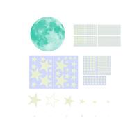 Paaruter 1049 Pezzi Stellari Che Brillano al Buio per Soffitto in PVC per Decorazione del Soffitto, Che Brillano al Buio delle Stelle per Il Soffitto
