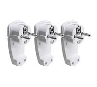 Paaruter 3 Pezzi Spina Schuko Angolare Piatta, Spina Schuko Piatta 250 V (16 A), Spina Schuko, Spina Schuko Piatta, Spina UE
