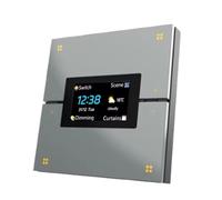 Paaruter Grigio Wireless Zigbee Dimmer, Pannello di Controllo Centrale Multifunzionale Tuya per il di Automazione 'Illuminazione