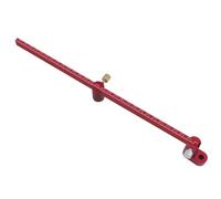 Paaruter Righello Circolare da Disegno Regolabile, Bussola In Alluminio per Tracciare il Centro, Indicatore di Circolare A Punto Fisso per La Lavorazione del Legno, Metrico