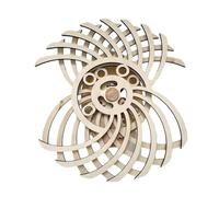 Paaruter Scultura Dinamica retrò Fatta A Mano Arte Dinamica da Parete in Legno di Decorazioni per la Casa